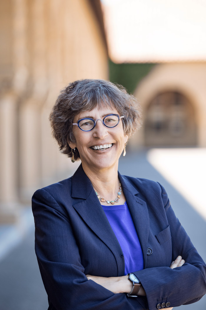 A picture of Debra Satz smiling