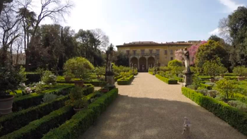 Italian garden of Giardino Corsini al Prato