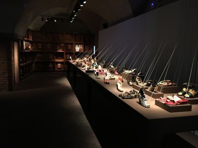 Exhibition at the Salvatore Ferragamo Museum.